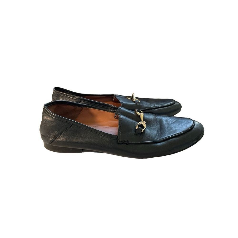 Coach Leather Haley Loafer in Black